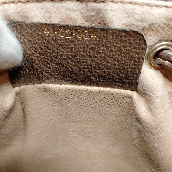 Authentic Gucci Sherry Line Brown PVC Shoulder Bag mn381-120625 - Picture 15 of 16